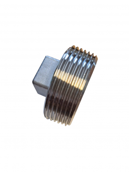 Edelstahl Stopfen ohne Rand 3/4 Zoll x 3/4 Zoll - AG